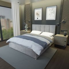 Кровать Мерида Решетка+ПМ (1600) *БЕЗ ДНА в Игриме - igrim.mebel24.online | фото 1