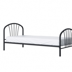 Кровать металлическая "Эвора" 900х1900 Черный в Игриме - igrim.mebel24.online | фото
