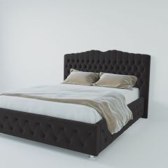 Кровать Нягань с ПМ 1200 (экокожа кольт ч) в Игриме - igrim.mebel24.online | фото 2