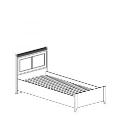 Кровать одинарная №249 Белла в Игриме - igrim.mebel24.online | фото 2