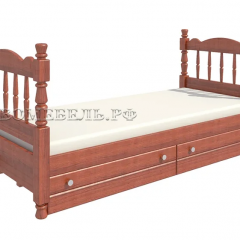 АЛЕНКА Кровать детская (орех) с 2 ящиками в Игриме - igrim.mebel24.online | фото 2