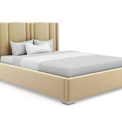 Кровать Онтарио интерьерная +основание (200х200) в Игриме - igrim.mebel24.online | фото 6