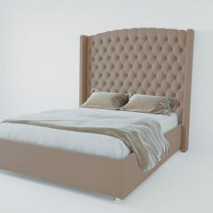 Кровать Берлин ЛЮКС без основания 900 (велюр серый) в Игриме - igrim.mebel24.online | фото