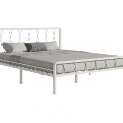 Кровать "Клэр" КМД18  Белая (900*2000) (ножки-белые) в Игриме - igrim.mebel24.online | фото