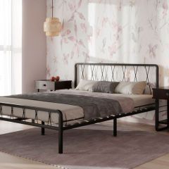 Кровать "Клэр" КМД18 Черная (1600*2000) (ножки-черные) в Игриме - igrim.mebel24.online | фото