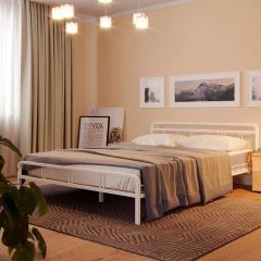 Кровать "Леон" Белая (1200*2000) (ножки-белые) в Игриме - igrim.mebel24.online | фото