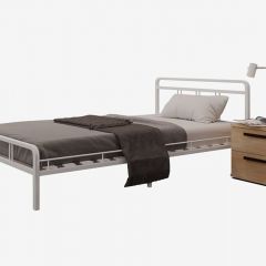 Кровать "Леон" Белая (1200*2000) (ножки-белые) в Игриме - igrim.mebel24.online | фото 2
