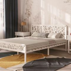 Кровать "Орион" КМД16 Белая (1200*2000) (ножки-белые) в Игриме - igrim.mebel24.online | фото