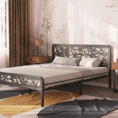 Кровать "Орион" КМД16 Черная (1600*2000) (ножки-черные) в Игриме - igrim.mebel24.online | фото