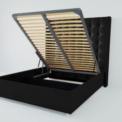 Кровать Венеция ЛЮКС с ПМ 1800 (экокожа кольт ч) в Игриме - igrim.mebel24.online | фото 2