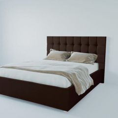 Кровать Венеция без основания 800 (экокожа коричневая) в Игриме - igrim.mebel24.online | фото