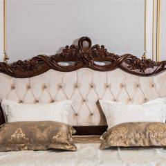 Кровать с мягким изголовьем Афина 1600 (караваджо) в Игриме - igrim.mebel24.online | фото 4