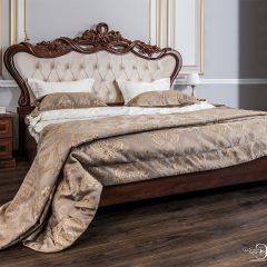 Кровать с мягким изголовьем Афина 1600 (караваджо) в Игриме - igrim.mebel24.online | фото