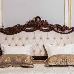 Кровать с мягким изголовьем Афина 1800 (караваджо) в Игриме - igrim.mebel24.online | фото 4