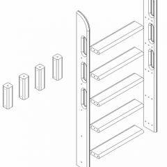 Кровать Сонечка 2-х ярусная (модульная) в Игриме - igrim.mebel24.online | фото 12