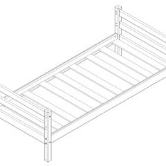 Кровать Соня (Вариант 1) в Игриме - igrim.mebel24.online | фото 3