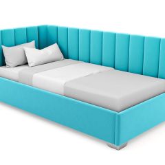 Кровать угловая Хлоя интерьерная +основание (80х200) в Игриме - igrim.mebel24.online | фото 7