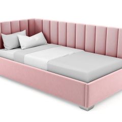 Кровать угловая Хлоя интерьерная +основание (80х200) в Игриме - igrim.mebel24.online | фото 11