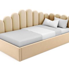 Кровать угловая Лилу интерьерная +основание (80х200) в Игриме - igrim.mebel24.online | фото 17