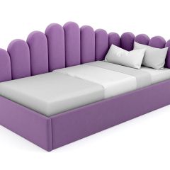 Кровать угловая Лилу интерьерная +основание (80х200) в Игриме - igrim.mebel24.online | фото 20