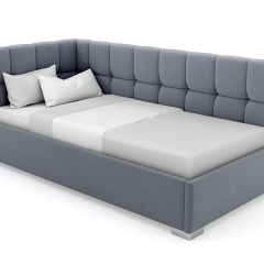 Кровать угловая Мия интерьерная +основание (90х200) в Игриме - igrim.mebel24.online | фото 8