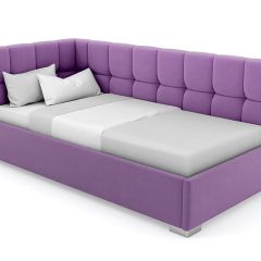 Кровать угловая Мия интерьерная +основание (90х200) в Игриме - igrim.mebel24.online | фото 20