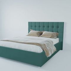 Кровать Венеция с ПМ 1600 (велюр бирюзовый) в Игриме - igrim.mebel24.online | фото 2