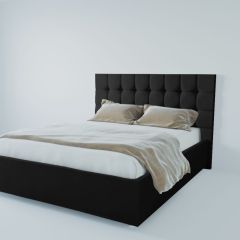 Кровать Венеция с ПМ 2000 (экокожа кольт ч) в Игриме - igrim.mebel24.online | фото 2