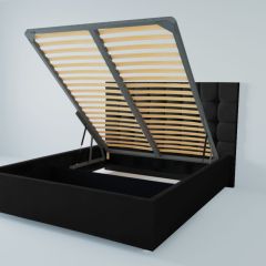 Кровать Венеция с ПМ 900 (экокожа кольт ч) в Игриме - igrim.mebel24.online | фото