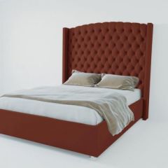 Кровать Версаль ЛЮКС с ПМ 900 (велюр бордо) в Игриме - igrim.mebel24.online | фото