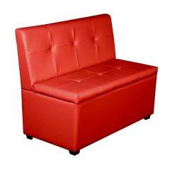Кухонный диван Уют-1 (1000) Красный в Игриме - igrim.mebel24.online | фото 1
