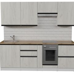 Кухонный гарнитур Амели компакт 2200 мм в Игриме - igrim.mebel24.online | фото 3