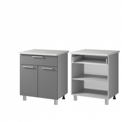 Кухонный гарнитур Айсбери 2.4 (белый/сонома) в Игриме - igrim.mebel24.online | фото 6