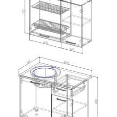 Кухонный гарнитур Лада 1000 (Стол. 26мм) в Игриме - igrim.mebel24.online | фото 3