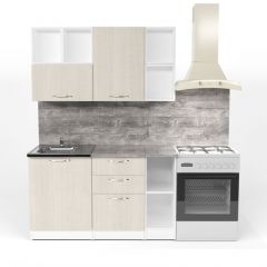 Кухонный гарнитур Лариса медиум 3 1400 мм в Игриме - igrim.mebel24.online | фото 3