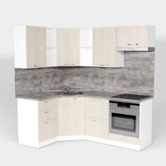 Кухонный гарнитур Лариса оптима 4 1400х2000 мм в Игриме - igrim.mebel24.online | фото 3