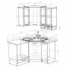 Кухонный гарнитур Лира литл 1500*1200 в Игриме - igrim.mebel24.online | фото 3