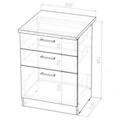 Кухонный гарнитур Лоретта оптима 1500х1800 мм в Игриме - igrim.mebel24.online | фото 16