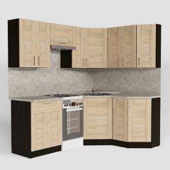Кухонный гарнитур Ника мега оптима 2100*1500 в Игриме - igrim.mebel24.online | фото 2