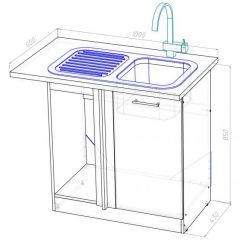 Кухонный гарнитур Паола прайм 1200х1400 мм в Игриме - igrim.mebel24.online | фото 16