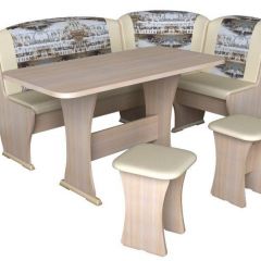 Кухонный уголок Ника-6 Ткань NEW Арабика-Марки в Игриме - igrim.mebel24.online | фото 3