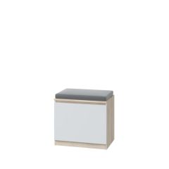 ЛОРИ Прихожая модульная (дуб сонома светлый/белый) в Игриме - igrim.mebel24.online | фото 6