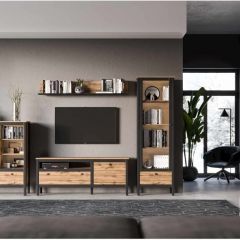 Модульная гостиная LOFT (дуб вотан) в Игриме - igrim.mebel24.online | фото