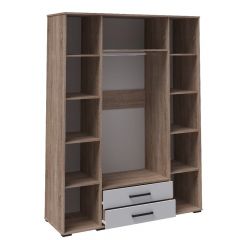 Модульная Спальня Соната (Белый/Дуб сонома) в Игриме - igrim.mebel24.online | фото 6