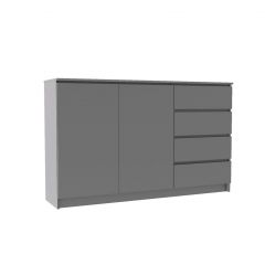 МОРИ МК 1600.1 Комод (графит) в Игриме - igrim.mebel24.online | фото 2