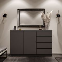 МОРИ МК 1600.1 Комод (графит) в Игриме - igrim.mebel24.online | фото