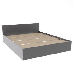 МОРИ КРМ 1600.1/1 Кровать (настил) графит в Игриме - igrim.mebel24.online | фото 2
