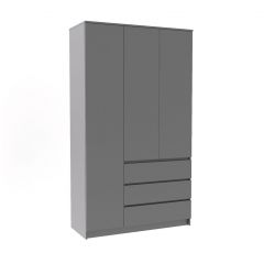 МОРИ МШ 1200.1 Шкаф (графит) в Игриме - igrim.mebel24.online | фото 2
