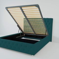 Кровать Версаль с ПМ 900 (велюр бирюзовая) в Игриме - igrim.mebel24.online | фото 2
