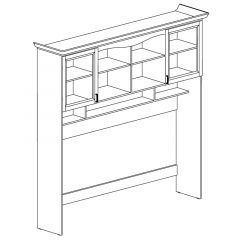 Надставка кровати №405 Прованс в Игриме - igrim.mebel24.online | фото 2